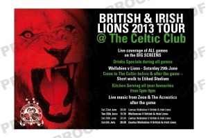 Lions Tour @ the Club