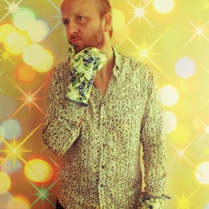 Kevin Spenst, poet and musician. Interpreter of 'Finnegans Wake'