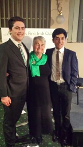 Jack Callahan and Aaron Bhat, encouraged by tradition represented by the Cailleach, to sing seditious songs.