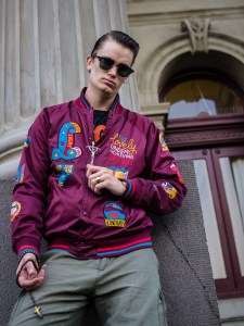 Brooding poet, Stephen Daedalus, played by Matt Dorning. Photo by Bernard Peasley.