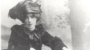 Muriel Gifford shortly before her marriage.