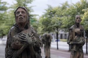 Famine memorial, Dublin.