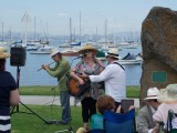 Impromptu music at the 2016 Famine commemoration at&nbsp;Williamstown